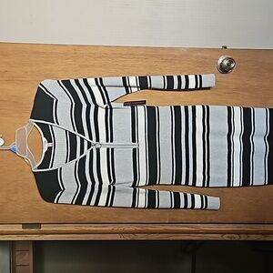 Juniors' Metallic Strip Long Sleeve Dress by No Boundaries
